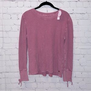 Justice NWT Garment Dyed Thermal Shirt 14/16 Plus